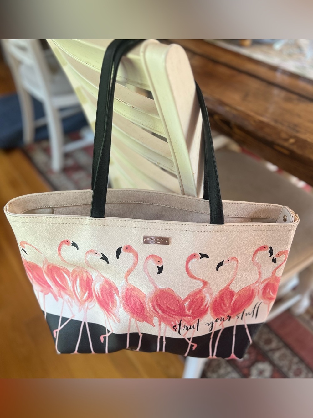 Flamingo Print Tote Bag - Kate Spade limited edition